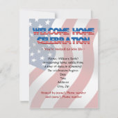 Welkom militaire uitnodigingen thuis (Voorkant)