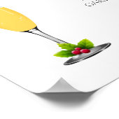 Welkom Mimosas en Mistletoe met Kerstmis Poster (Hoek)