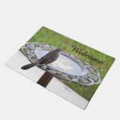 Welkom Mockingbird Spiegeland Birdbat Doormat Deurmat (Schuin)