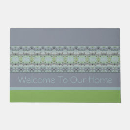 Welkom moderne stijl deurmat