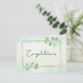 Welkom mooi briefkaart (Staand voorkant)