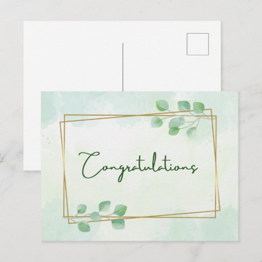 Welkom mooi briefkaart (Voorkant / Achterkant)