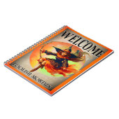 Welkom Mortal Halloween Witch Notitieboek (Linkerzijde)