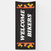 Welkom motorfietsgebeurtenis spandoek (Verticaal)