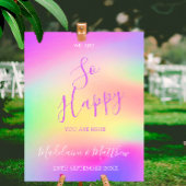 Welkom Multi Kleur Chic Bruiloft Poster