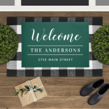 Welkom Naam Adres Emerald Green Familie