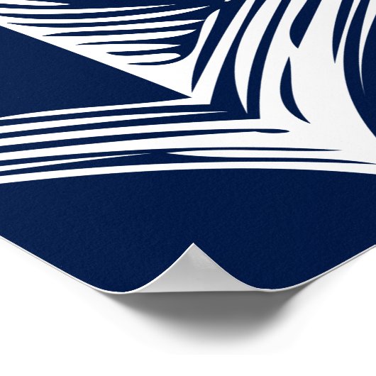 Welkom Naamloos Huwelijk Anker Marine Poster (Hoek)