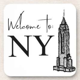 WELKOM NAAR NY BIER ONDERZETTER