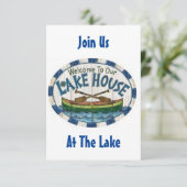 WELKOM "NAAR ONS MACHT" HUISHOUDENS INVITE KAART (Staand voorkant)