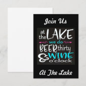 WELKOM "NAAR ONS MACHT" HUISHOUDENS INVITE KAART (Voorkant / Achterkant)