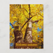 welkom najaar briefkaart (Voorkant)