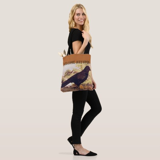 Welkom najaar tote bag (Op model)