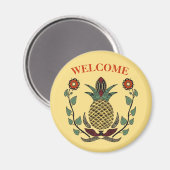 Welkom Nederlandse Hex Pineappel Magneet (Voorkant / Achterkant)