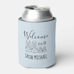 WELKOM New Arrival Baby Shower Boy Blue Blikjeskoeler