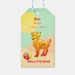 Welkom 'New Baby'-scherm Cadeaulabel
