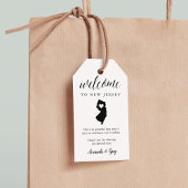 Welkom New Jersey Wedding Cadeaulabel