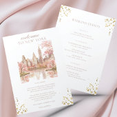 Welkom New York Wedding Letter & Itinerary