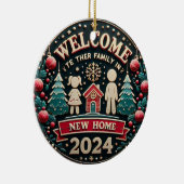 WELKOM NIEUW HUIS KERAMISCH ORNAMENT (Rechts)