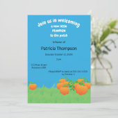 Welkom Nieuw Pompoen aan de Patch Kaart (Staand voorkant)
