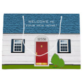 Welkom, nieuw thuisnetwerk voor clientcadeautjes groot cadeauzakje (Voorkant)