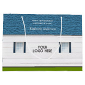 Welkom, nieuw thuisnetwerk voor clientcadeautjes groot cadeauzakje (Achterkant)