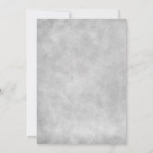 Welkom nieuwe baby Girl Foto Birth Aankondiging (Achterkant)