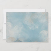 Welkom, nieuwe baby jongen geboorte aankondiging (Achterkant)