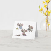 Welkom, nieuwe baby kaart (Gele Bloem)