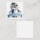 Welkom Nieuwe Baby Kaart Notitiekaartje (Voorkant / Achterkant)