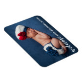 Welkom nieuwe baby Modern W Magneet (Rechterzijde)