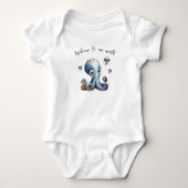 Welkom Nieuwe Baby Octopus Romper (Voorkant)