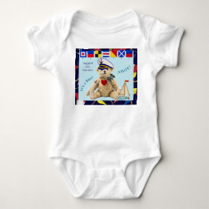 Welkom Nieuwe Baby Zeiler Beer Bodywarmer Romper