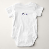 Welkom Nieuwe Baby Zeiler Beer Bodywarmer Romper (Achterkant)