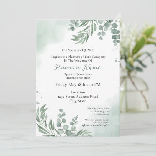 Welkom nieuwe echtgeno(o)t Digital Download Waterv Kaart (Staand voorkant)