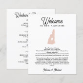 Welkom NIEUWE HAMPSHIRE-brief en -reisroute ELKE K (Voorkant / Achterkant)