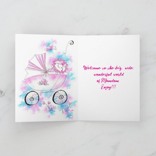 WELKOM NIEUWE MAMA MOEDERDAG KAART (Binnen)