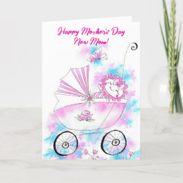 WELKOM NIEUWE MAMA MOEDERDAG KAART