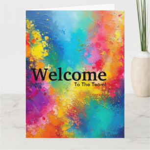 Welkom Nieuwe Medewerker Aquarel Kaart