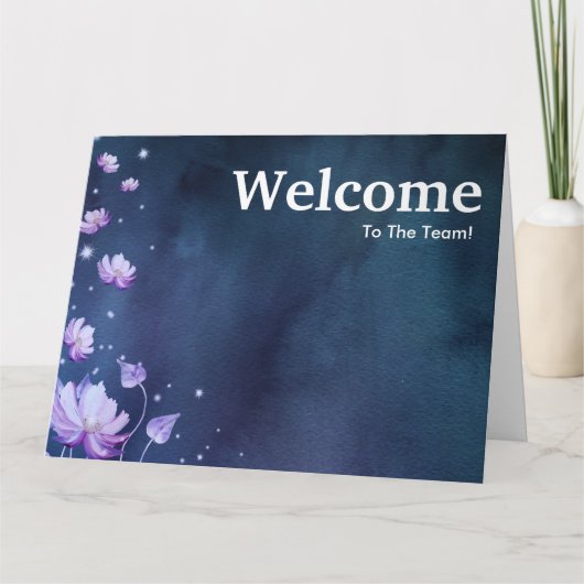 Welkom nieuwe medewerker kaart (Voorkant)