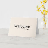 Welkom nieuwe medewerker kaart (Gele Bloem)