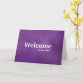 Welkom nieuwe medewerker kaart (Gele Bloem)