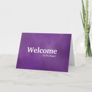 Welkom nieuwe medewerker kaart