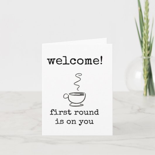 Welkom Nieuwe Medewerker Kaart (Voorkant)