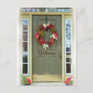 Welkom nieuwe startpunt zojuist verplaatst Briefka Aankondigingskaart