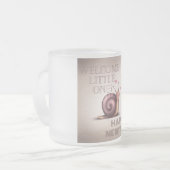 Welkom nieuwjaar 2025 matglas koffiemok (Voorkant links)