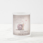 Welkom nieuwjaar 2025 matglas koffiemok (Center)