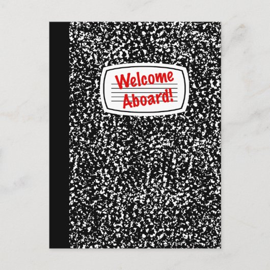 Welkom, Notitieboek Comp. Briefkaart (Voorkant)