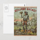 Welkom Nugget-1904 - zwaar getroffen Briefkaart (Voorkant / Achterkant)