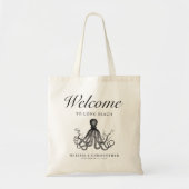 Welkom Octopus voor de bestemming Aquarium Tote Bag (Voorkant)
