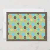 Welkom Oerwoud King Baby shower Kaart (Achterkant)